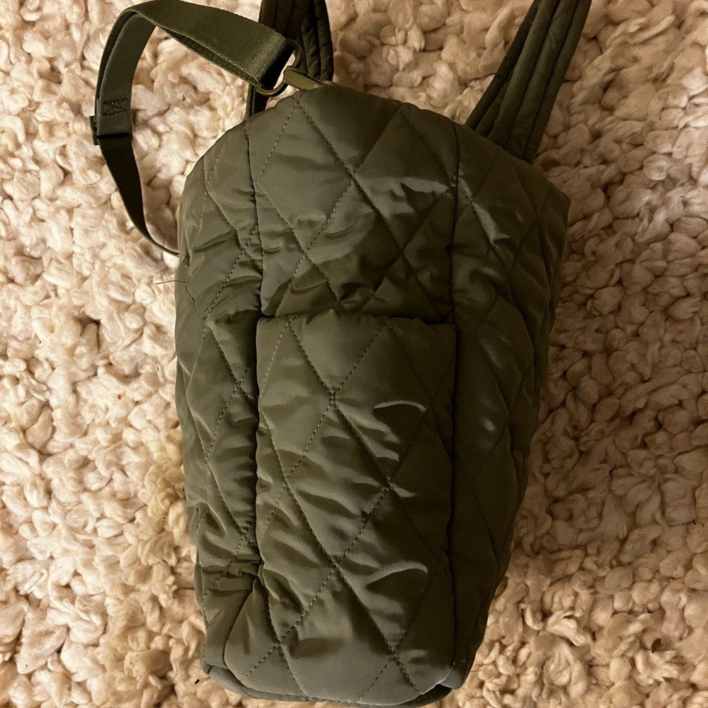 Vera Bradley Olive Quilted Tote - Picture 6 of 8